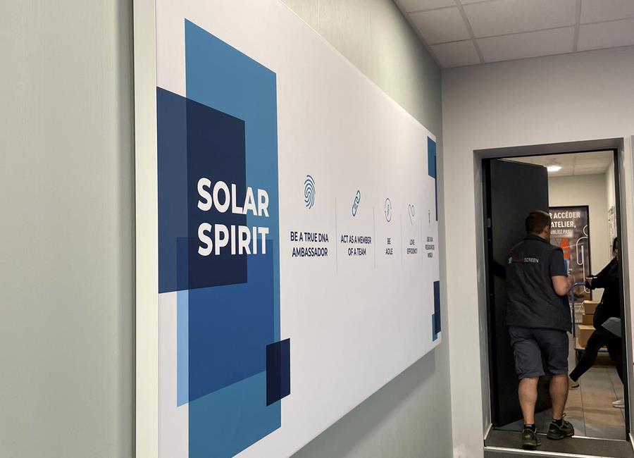 Neugestaltung der Büros von Solar Screen, ein erfolgreiches Umbauprojekt