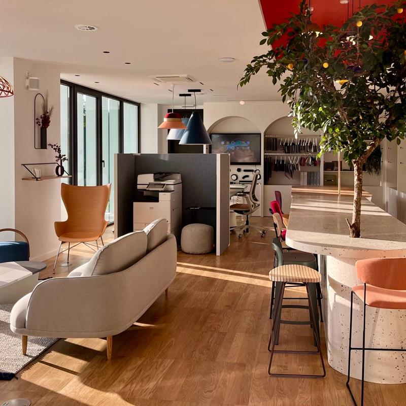 Creation of the Oriz showroom in Wavre